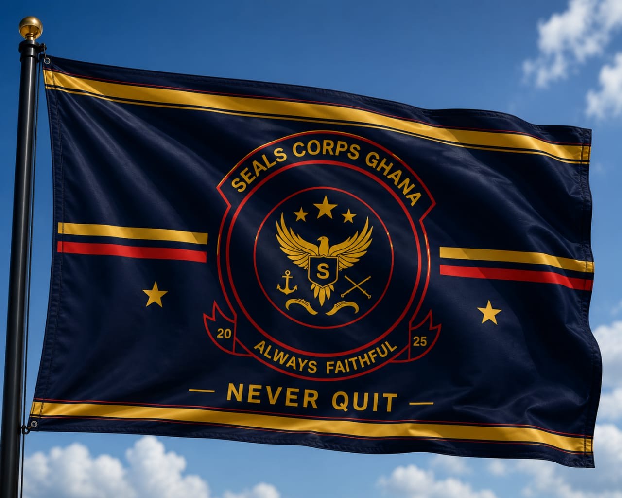 Seals Corps Ghana flag